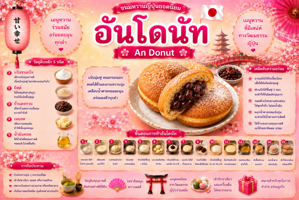 ขนมหวานญี่ปุ่นยอดนิยม