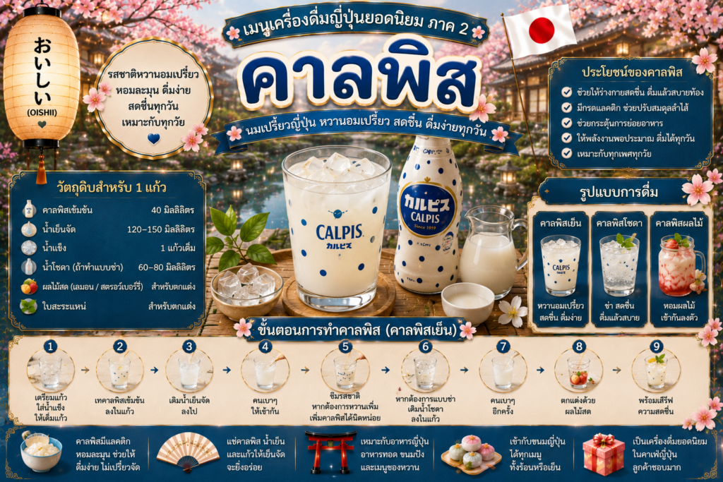 เครื่องดื่มญี่ปุ่นยอดนิยม