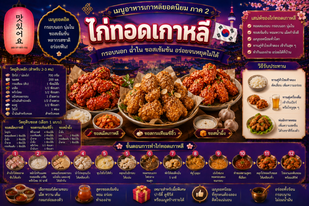 อาหารเกาหลียอดนิยม