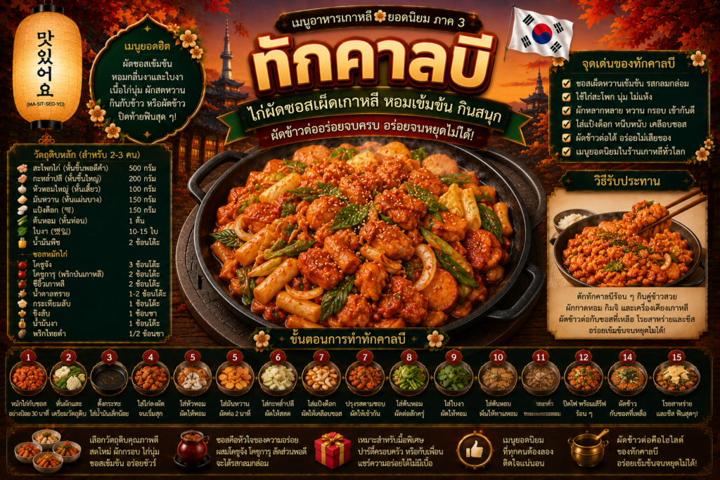 อาหารเกาหลียอดนิยม