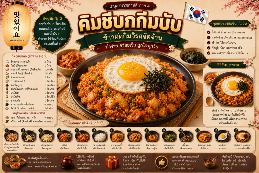 อาหารเกาหลียอดนิยม