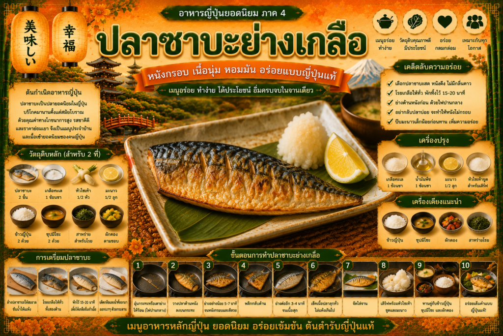 อาหารญี่ปุ่นยอดนิยม