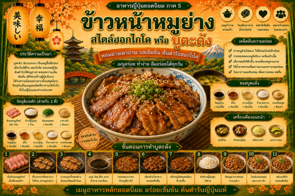 อาหารญี่ปุ่นยอดนิยม