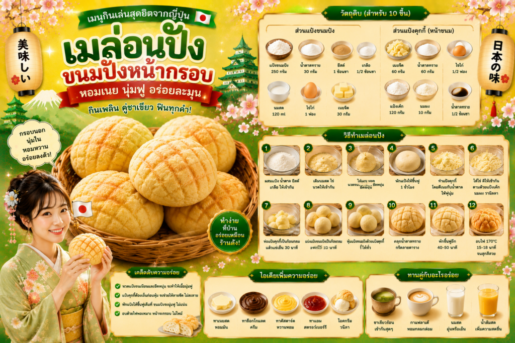 อาหารว่างญี่ปุ่นยอดนิยม