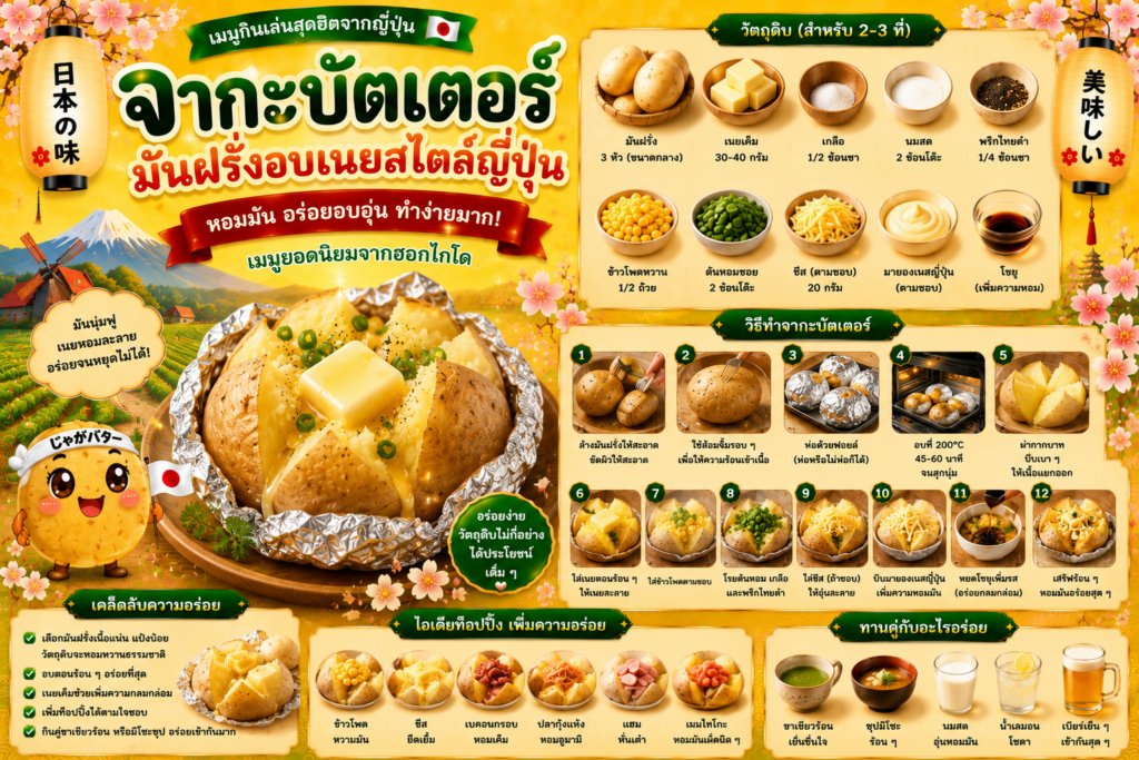 อาหารว่างญี่ปุ่นยอดนิยม