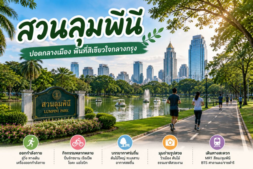 สวนสาธารณะกลางกรุงยอดนิยม