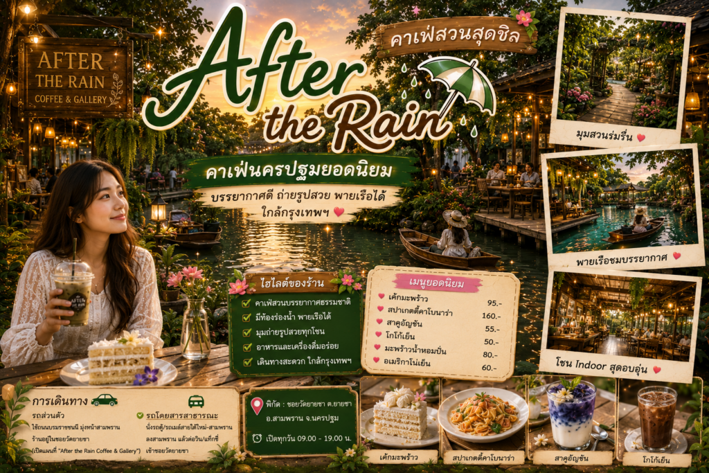 คาเฟ่นครปฐมยอดนิยม