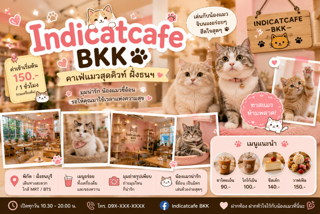 คาเฟ่แมวยอดนิยมในเมืองกรุง