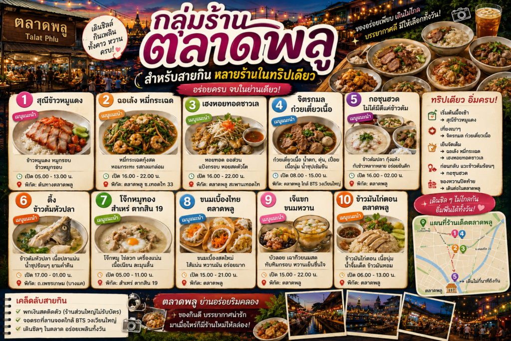ร้านอาหารฝั่งธนบุรียอดนิยม