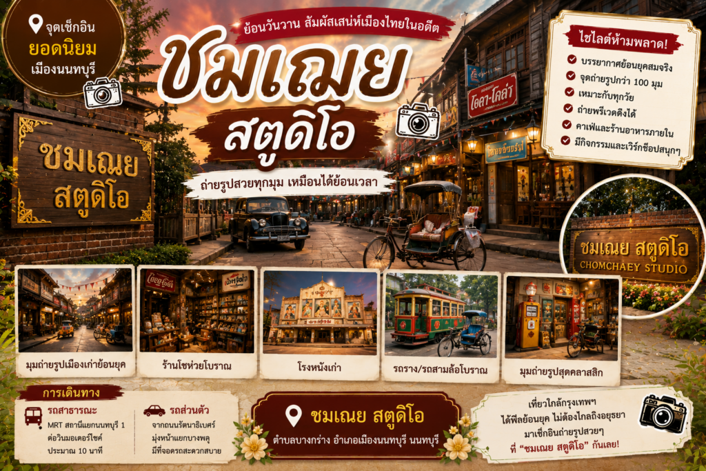 สถานที่ท่องเที่ยวยอดนิยมเมืองนนท์