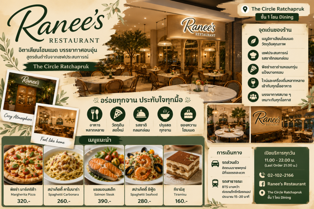 ร้านอาหารย่านราชพฤกษ์