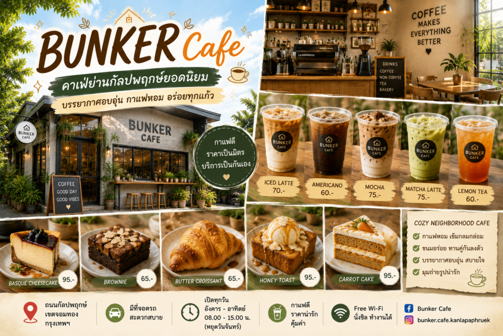 คาเฟ่ย่านกัลปพฤกษ์