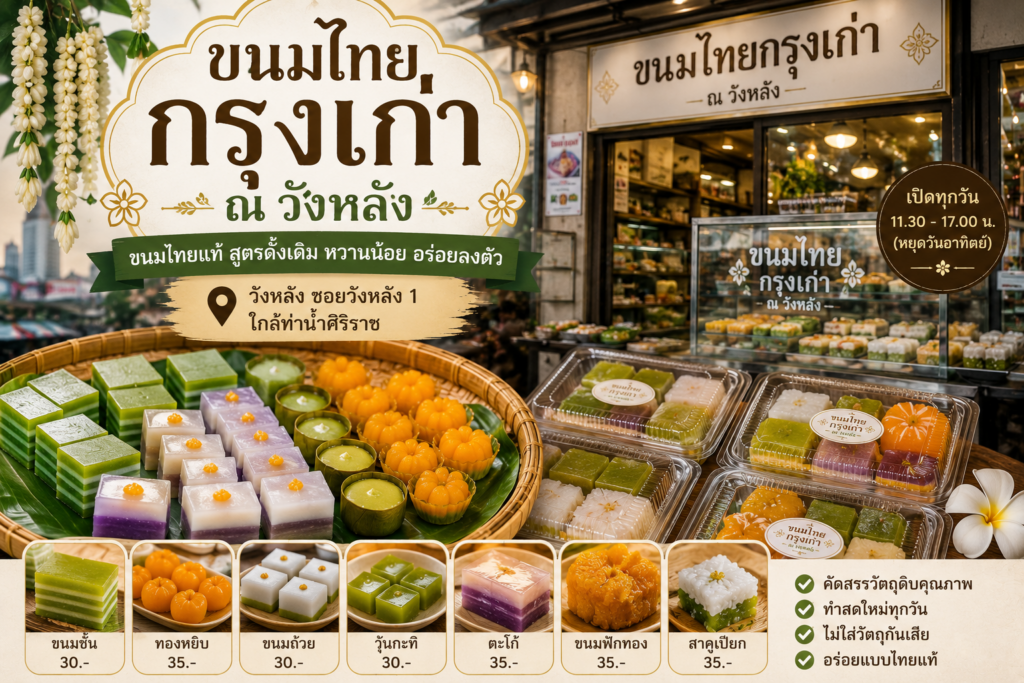 ร้านอาหารย่านวังหลัง