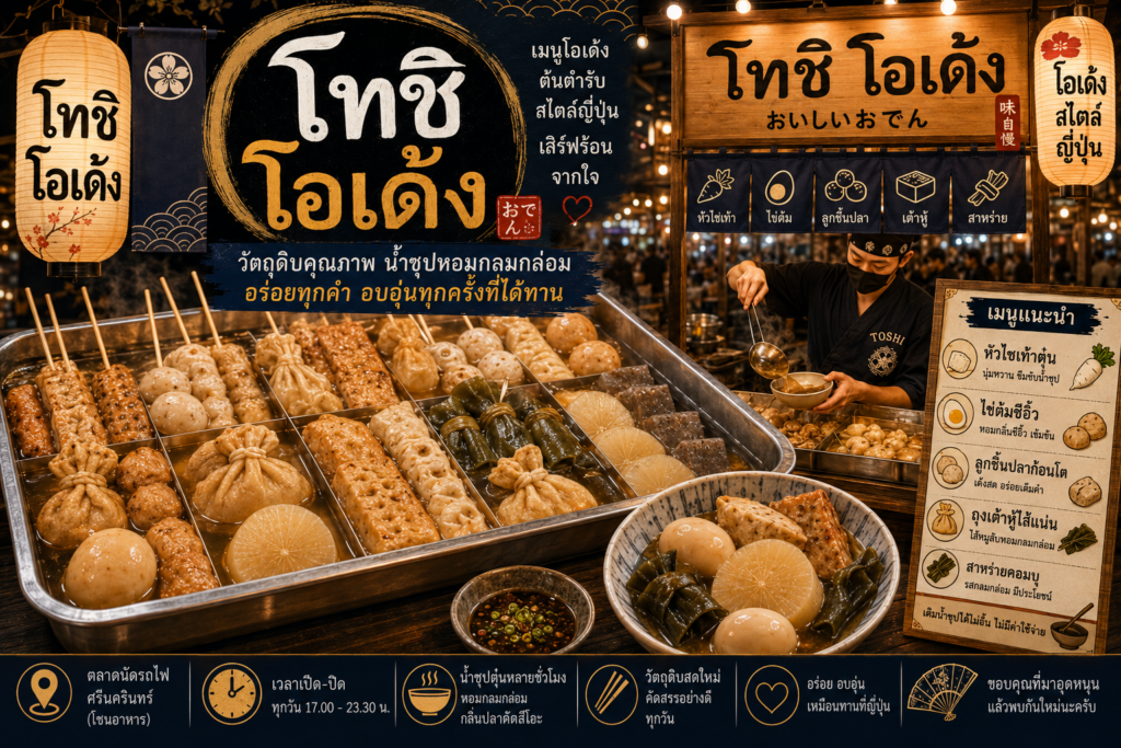ร้านอาหารตลาดนัดรถไฟ ศรีนครินทร์