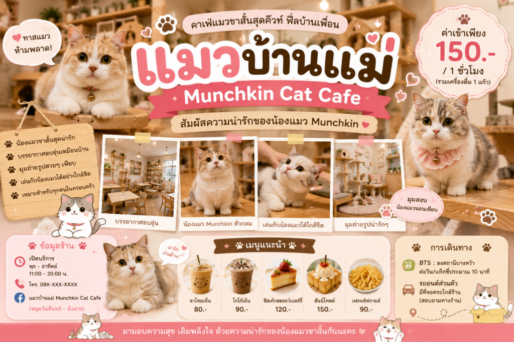 คาเฟ่แมวยอดนิยมในเมืองกรุง