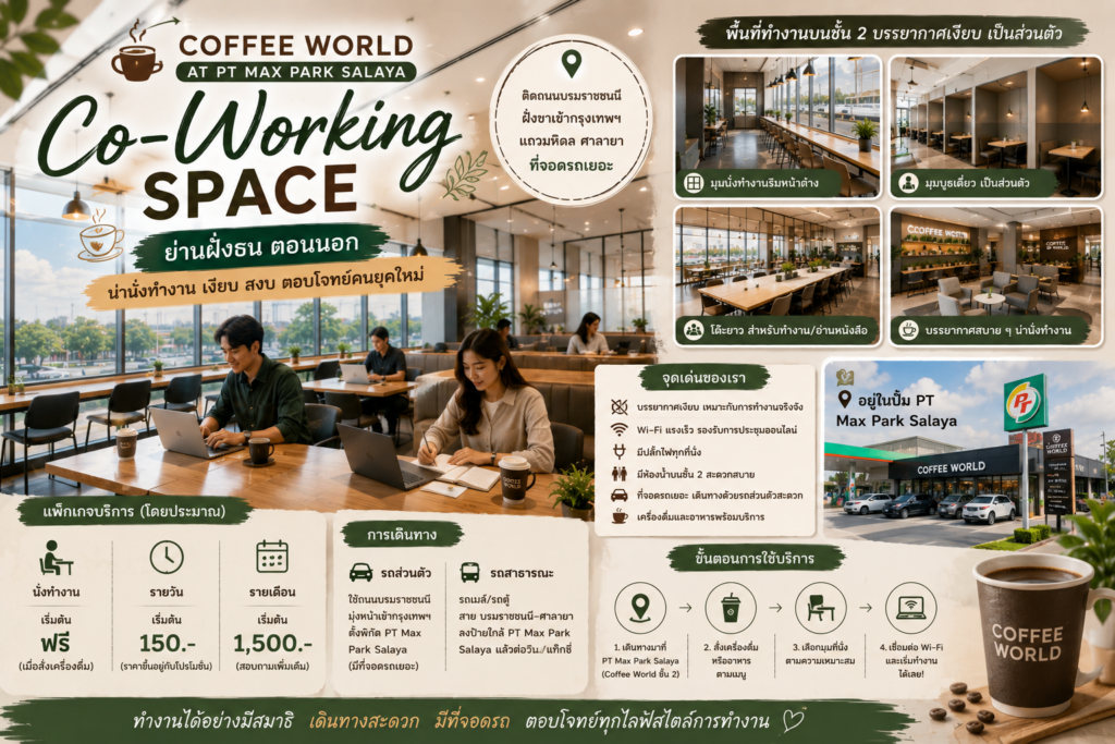 Coworking space ย่านฝั่งธน