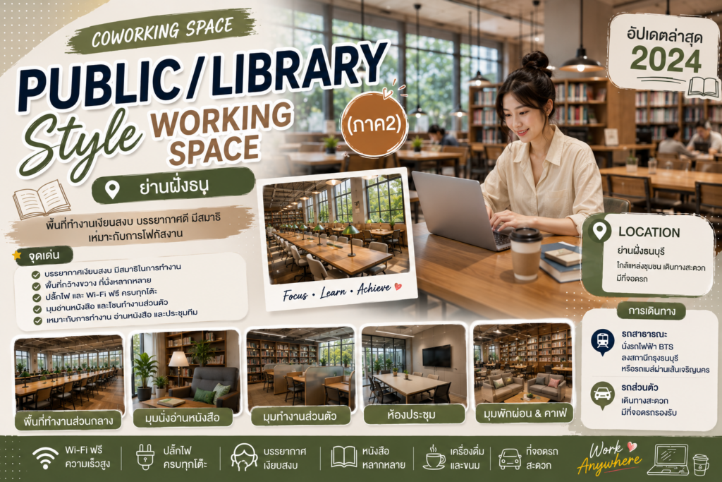 Coworking space ย่านฝั่งธน
