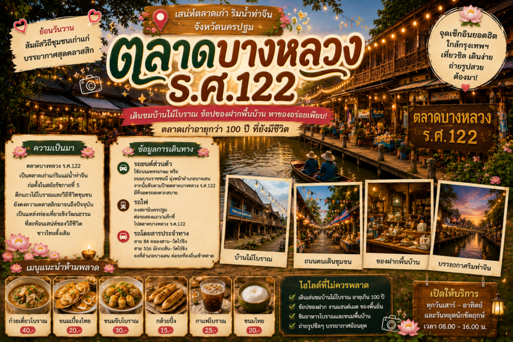 สถานที่ท่องเที่ยวยอดนิยมจังหวัดนครปฐม