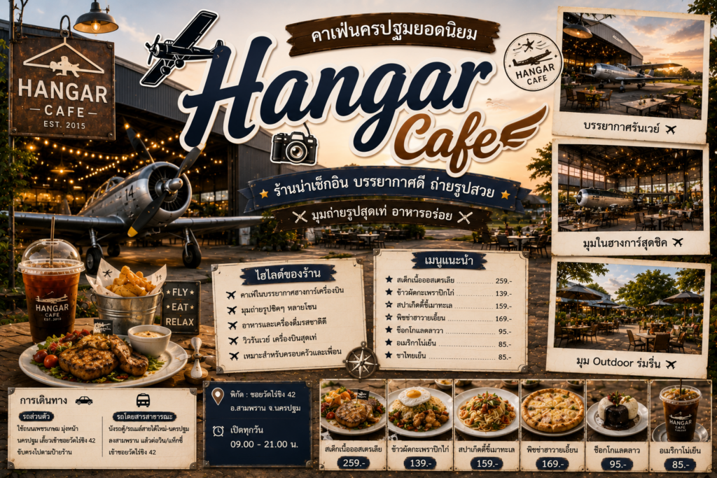 คาเฟ่นครปฐมยอดนิยม