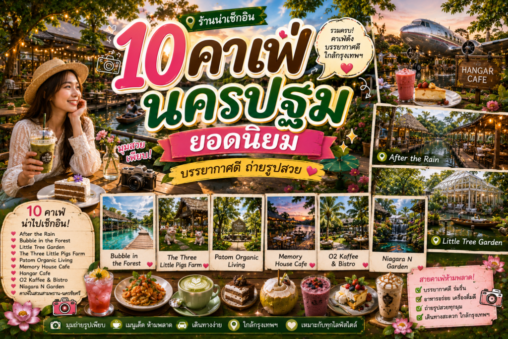 คาเฟ่นครปฐมยอดนิยม