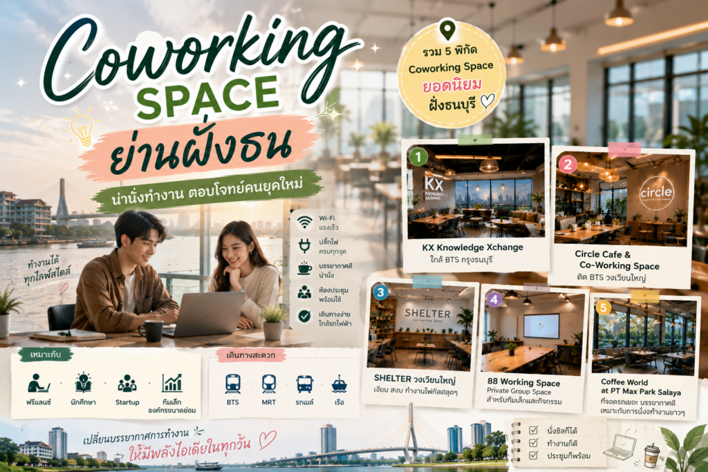 Coworking space ย่านฝั่งธน