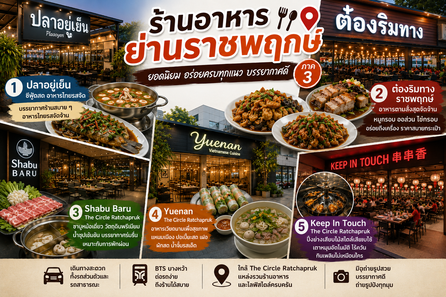 ร้านอาหารย่านราชพฤกษ์