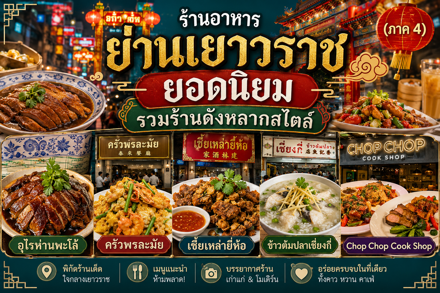 ร้านอาหารย่านเยาวราช