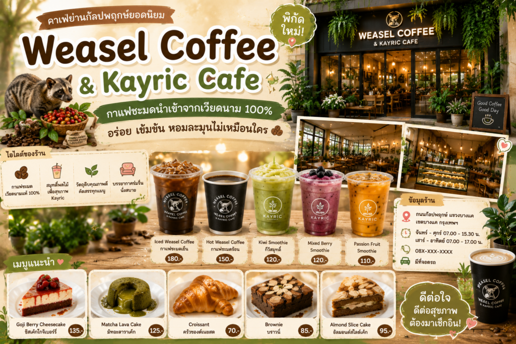 คาเฟ่ย่านกัลปพฤกษ์