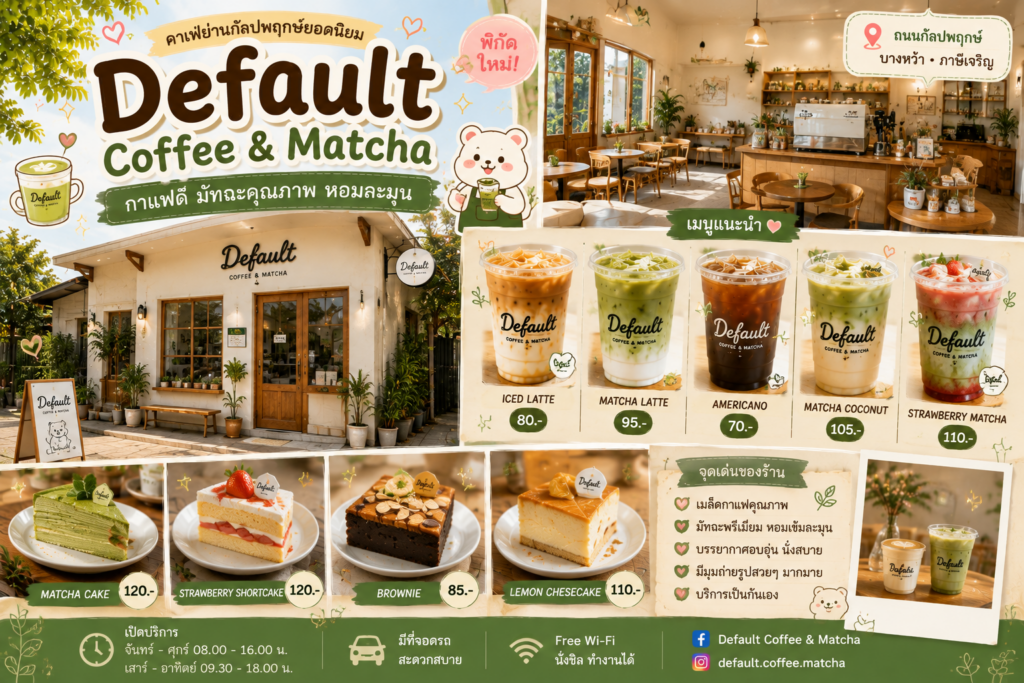 คาเฟ่ย่านกัลปพฤกษ์