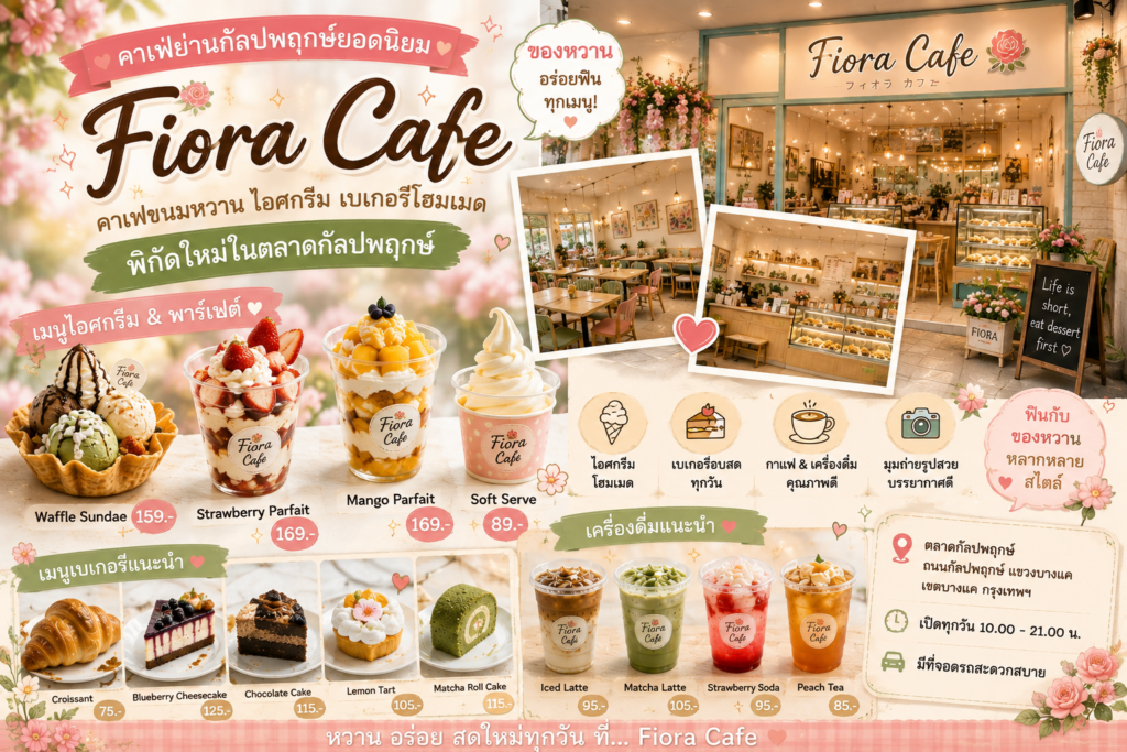 คาเฟ่ย่านกัลปพฤกษ์