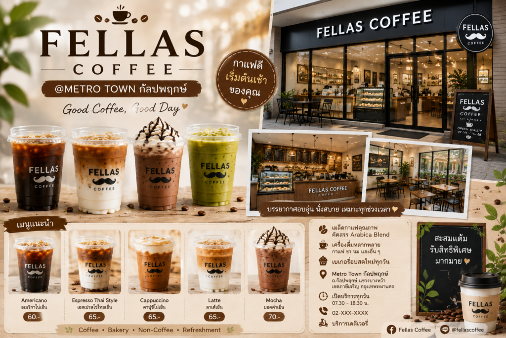คาเฟ่ย่านกัลปพฤกษ์