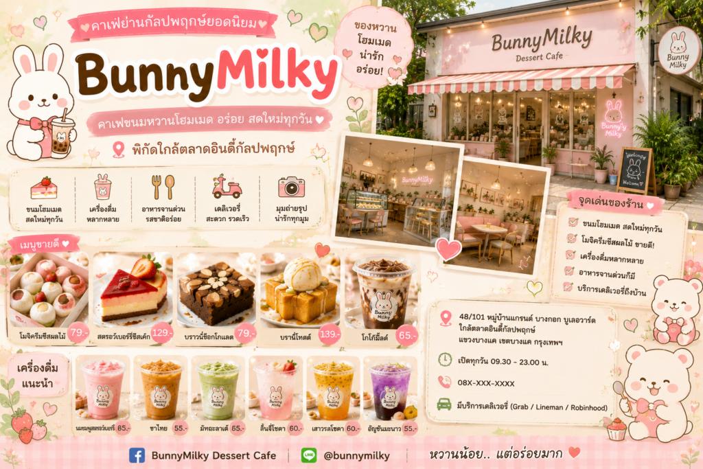 คาเฟ่ย่านกัลปพฤกษ์