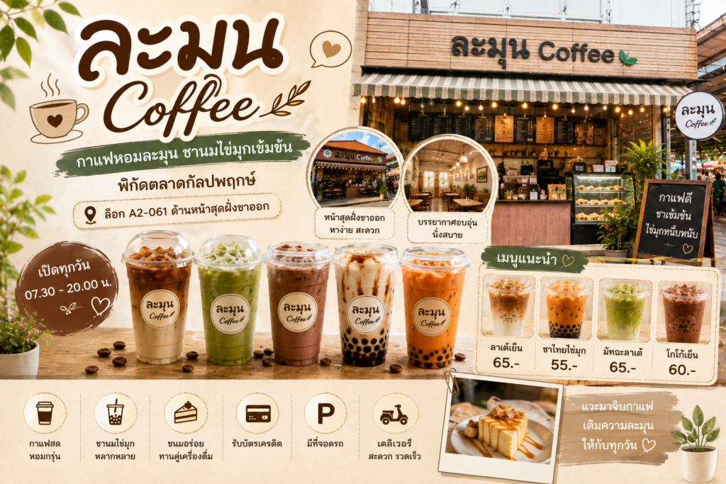คาเฟ่ย่านกัลปพฤกษ์