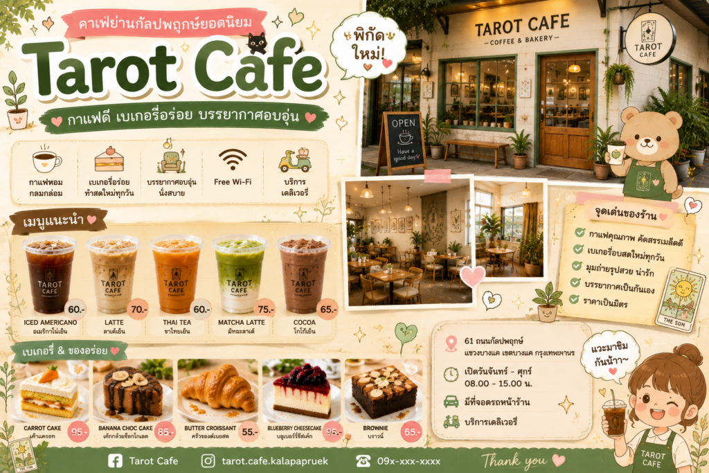  คาเฟ่ย่านกัลปพฤกษ์