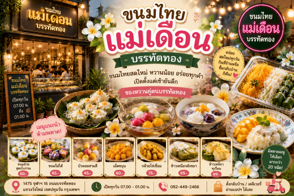 คาเฟ่ขนมไทย