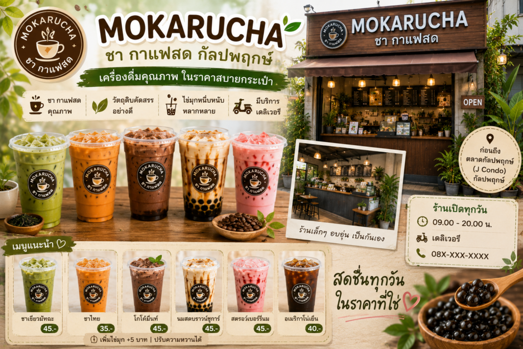 คาเฟ่ย่านกัลปพฤกษ์