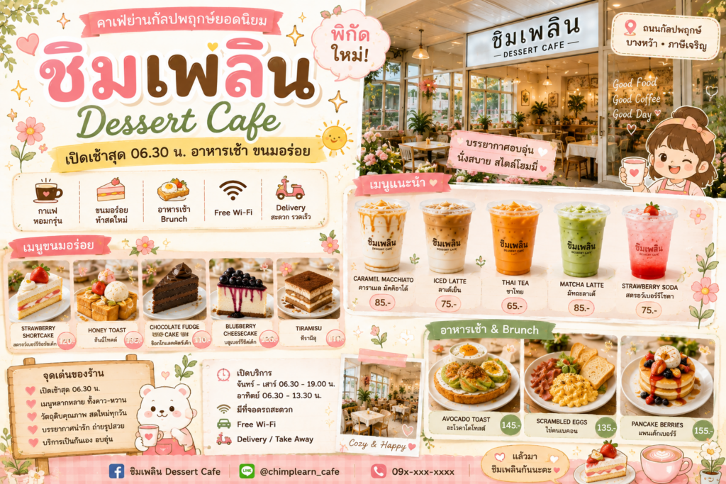  คาเฟ่ย่านกัลปพฤกษ์