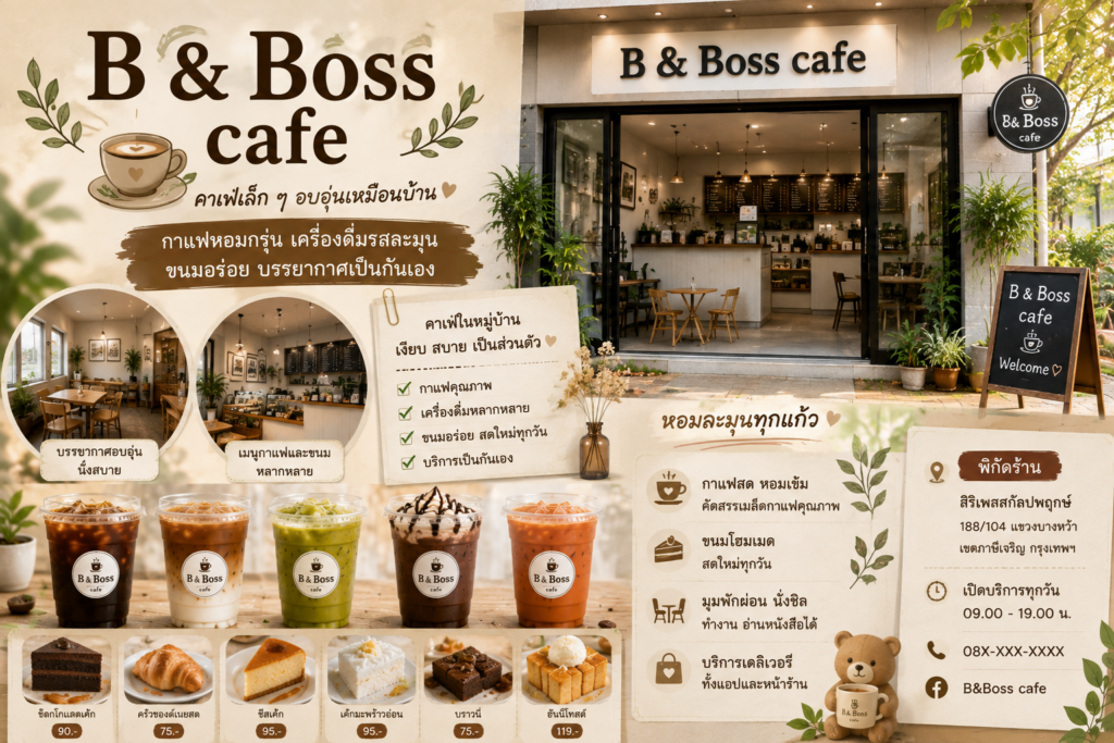 คาเฟ่ย่านกัลปพฤกษ์