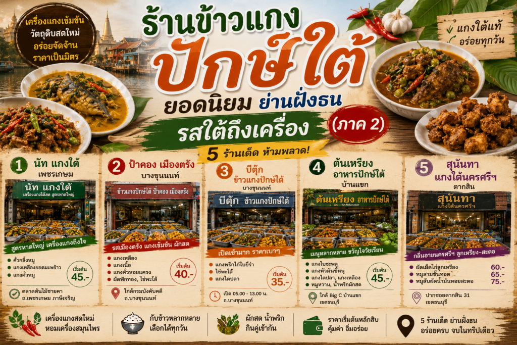 ร้านข้าวแกงปักษ์ใต้