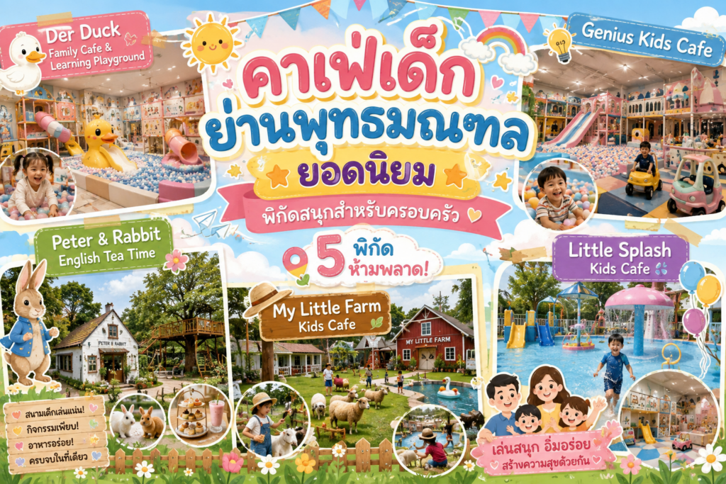 คาเฟ่เด็กย่านพุทธมณฑลยอดนิยม